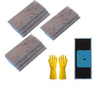 NIYATA 8 salviettine per Irobot Braava Jet M6, salviette riutilizzabili per M6, salvietta per Braava Jet M6, con guanti, panno di ricambio umido e asciutto per Irobot Braava