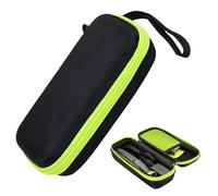 NIYATA Borsa organizer per rasoio elettrico e tagliabordi, custodia rigida da viaggio per Philips Norelco OneBlade 360 & Pro, Braun Series 3/5/7/9, Wahl, Hatteker, verde