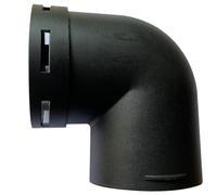 NIYATA Connettore per uscita dell'aria, 75 mm, accessorio per riscaldamento a pavimento, in plastica, guida per il riscaldamento, presa di ventilazione, riscaldamento diesel