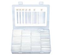 NIYATA Kit di tubi termorestringenti da 275 pezzi, rapporto 3:1 con rivestimento adesivo, grado marino impermeabile per isolamento elettrico e connettori dei cavi