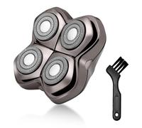 NIYATA PRO - Lama di ricambio a 4 teste, compatibile con rasoi Pitbull, Butterfly Kiss & Palm Shavers, per la cura della barba, la rasatura del corpo e la testa calva, per uomini e donne