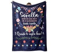 Niyewsor Regalo Sorella, Flanella Coperta per Sorella 130 x 150cm