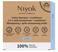 Niyok Shampoo & Balsamo 2in1 in Formato Solido Sensitiv - 80 g