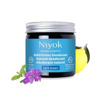 Niyok 2 in 1 crema deodorante antitraspirante - Oceano chiaro 40 ml