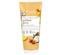 Niyok Gel doccia Golden Glow 200 ml | Detergente idratante per pelle e capelli, profumo di cocco, prodotto in Germania