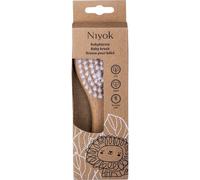 Niyok® Spazzola per bambini • Spazzola per capelli extra morbida in legno di faggio con setole di nylon • Spazzola per capelli di alta qualità per districare e pettinare delicatamente • Attrezzatura