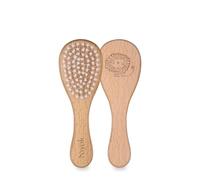 Niyok® Spazzola per bambini • Spazzola per capelli extra morbida in legno di faggio con setole di nylon • Spazzola per capelli di alta qualità per districare e pettinare delicatamente • Attrezzatura