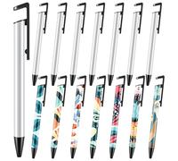 NIZEAMI 15 pezzi a sublimazione, penna a sfera a sublimazione con pellicola termoretraibile, per Natale, ufficio, scuola