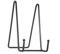 NIZEAMI Supporto per piastra da 6 pollici per display, supporto per telaio in metallo, piastra decorativa, libro, cavalletto per foto, facile da usare