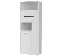 Nizer da parete per bagno, con porta carta igienica, bidone della spazzatura e scopino per WC, salvaspazio, per bagno, camera da letto, ufficio e cucina, soluzione elegante e funzionale