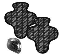 Nizirioo 2pz Fodera Per Casco e Moto, Kit Traspirante Anti-Sudore, Imbottitura Per Casco Da Moto, Cuscinetti Di Ricambio Per Bicicletta Elettrica