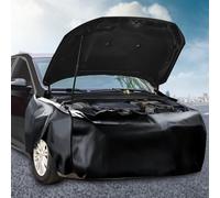 Nizirioo 3 pezzi Parafango Materasso: Parafango tappetino antiscivolo magnetico, parafango impermeabile frizione Parafango con gancio, auto Univers (M, nero)