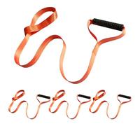 Nizirioo 4 Pezzi Deer Drag, Corda Di Trascinamento Per Cervi, Cervi Trascinamento, Deer Drags Rope Attrezzi Da Caccia Accessori Da Caccia Harness Per La Caccia All'aria Aperta Pull Legno(Orange 150cm)