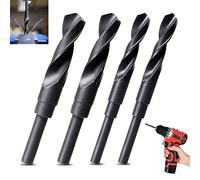 Nizirioo 4pcs Twist Drill Bit, Punte Elicoidali, 14mm/16mm/18 Mm/20mm Punta Elicoidale A Codolo 1/2 Punta Da Trapano Twist Drill Hss Punte Elicoidali Per Alluminio Acciaio Legno Plastica