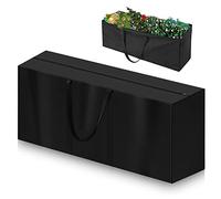 Nizirioo Borsa da giardino impermeabile per cuscini: resistente agli strappi, in tessuto Oxford, 210D, impermeabile, con maniglia per il trasporto