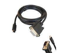 Nizirioo Cavo adattatore da USB C a VGA, 1,8 m, tipo C, HD, supporta 1080p per PC desktop, proiettore, laptop