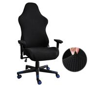 Nizirioo - Coprisedia da gioco, per sedia da ufficio, colore nero, estensibile, stile racing