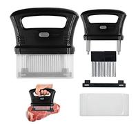 Nizirioo Steaker Tenderizers - Tenderizer per carne, in acciaio inox, rimovibile, con 48 lame