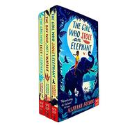 Nizrana Farook, set di 3 libri (La ragazza che rubò un elefante, La ragazza che perse un leopardo e Il ragazzo che incontrò una balena)