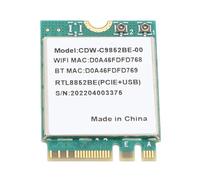 NIZUUONE 1800 Mbps RTL8852Be Scheda di Rete Wireless 5.2 Supporto MU-MIMO, Adattatore di Rete M.2 a Doppia Banda per PC per Laptop, Compatibile con 10 11 e