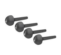 NIZUUONE 4 PEG di Accordatura di Violino da 4 Pezzi, Ebano Accessori per la Sintonia per le Stringhe di Violino in Legno Massiccio per 1/8 per 1/2 per / (/ di, Ebano con Pesce (1/2 stringhe di