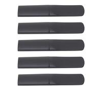 NIZUUONE 5 PC 2,5 Soprano Saxophone Reeds, BB Soprano Sax Reeds Resina Reed con il Individuale per la Pratica del Daily Practice (BLACK)