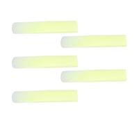 NIZUUONE 5 PC 2,5 Soprano Saxophone Reeds, BB Soprano Sax Reeds Resina Reed con il Individuale per la Pratica del Daily Practice (YELLOW)