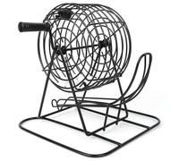 NIZUUONE Bingo Game Set Bingo Cage Machine con Slitta a Sfera Automatica per l'intrattenimento del Gruppo Familiare