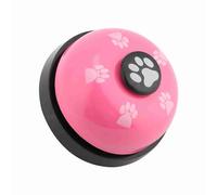 NIZUUONE Campana di Animali Sostenibili Robusti per L'addestramento del Gatto per Cani (Roseo)