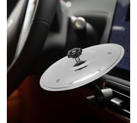 NIZUUONE Crash Auto Cymbal Air Vent Mini Terlina Cymbal Clipon Tipo per Auto Dashboard ASSEGGIO ABS ABS Music Accessorio per Batteristi e Driver (#2)