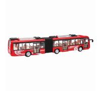 NIZUUONE CS0133 Electronic City Bus Light Car Giocattolo Educativo per Bambini Set di Regali del Traffico Set di Ragazzi 6+ (Rosso)