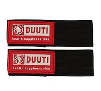 NIZUUONE DUUTI 2pcs Bande di Gamba per Biciclette Elastiche Pantaloni di Ancoraggio Durevoli per il Ciclismo Protezione Dalla Catena, /verde/rosso, 14*3,5 Cm, Adatto Alla Maggior Parte delle Persone