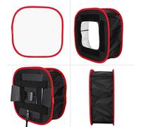 NIZUUONE Fotografia Portatile Light SoftBox Kit, Materiale Altamente Riflettente con Supporti Magnetici, Ammorbidisce la Luce per Ombre Ridotte, Grandi Dimensioni Copertura Ampia Luce, Include la