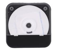 NIZUUONE Lettore CD Portatile con 5.1, Interruttore di Controllo Remoto, Batteria da 2000 MAh Integrata, Ricarica USB per Uso Esterno, Design a Chiave Conveniente [Batteria CR2025] (BLACK)