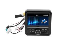 NIZUUONE Ricevitore del Calibro Marino BT Mp3 Player Marine Boat Stereo con Porta USB IPX6 USB 50WX4 Output per Yacht Truck di Scavatori
