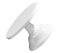 NIZUUONE Supporto per Torta in Metallo Europeo Semplice per Mostrare Supporto Rotondo per la Torta per il Matrimonio, Compleanni per il Lavaggio delle Mani con Acqua Calda (piccolo bianco)