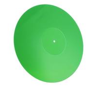 NIZUUONE Tappetino da Record Acrilico Professionale Riduci il Rumore per il Lettore Record, SlipMat Turtable Migliore qualità del Suono, 1 Pezzo (GREEN)