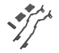 NIZUUONE Terrette Telaio del Telaio in Fibra di Carbonio per Il Vagone di Potenza del Gladiatore Assiale SCX24 Miglioramento delle Prestazioni per Gli Appassionati di Auto RC Design Leggero