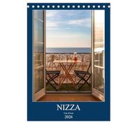 Nizza - Cote d'Azur 2026 (Tischkalender 2026 DIN A5 hoch), CALVENDO Monatskalender: Die Hauptstadt der Cote d'Azur