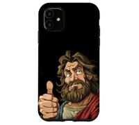 Nizza Gesù comico con pollice in su per Cristi Custodia per iPhone 11