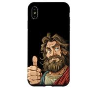 Nizza Gesù comico con pollice in su per Cristi Custodia per iPhone XS Max