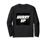 Nizza Hurry Up Statement Emblema Maglia a Manica