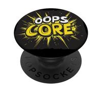Nizza Oops Core Logo per Uomo e Donna PopSockets PopGrip Adesivo