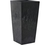 Nizza Stone - Vaso in plastica effetto cemento, 40 x 75 cm, con inserto