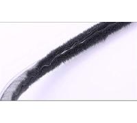 Nj-Rubber, 1pc 5/6/7 millimetri 10M / lot elastico dei capelli diritti di tenuta striscia di porta / finestra Groove Nylon Pile Brush Seal Guarnizione antipolvere Striscia ( Taglia : 6 x 6mm )