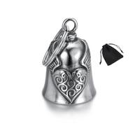 NJCXOLA Campanella guardian bell Portafortuna Moto motocicletta retrò Protezione Motociclista Biker Triker, Confezionato in una bellissima borsa di velluto