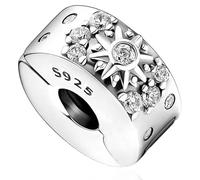 NJCXOLA Charm Donna Ciondoli Charms Sole Luna Stella Argento Sterling 925 Zirconia Cubica Ciondolo Compatibile Bracciale Pendenti Regalo Compleanno Festa Bambine Mamma