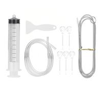 NJCXOLA Kit Pulizia Frigorifero, 9 Pezzi Kit di Pulizia del Foro di Scarico del Frigorifero Strumento di Draga del Frigorifero per Frigorifero Lavello Accessori Frigorifero