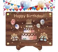 NJCXOLA scatola regalo di soldi in legno, scatola regalo per i soldi, regalo di compleanno adatto per gli amici