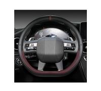 NJHZBH Copri Volante Auto per DS3 per DS4 per DS5 per DS5 per DS per 5LS DS6 DS7 DS9 Copertura Volante dell'automobile in Materiale Sintetico Microfibra D Forma 38 Cm(Coffee)